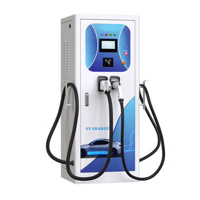 Cargador de automóviles eléctricos rápidos 60kw DC Cargador comercial EV con conector GB/TCHADEMO