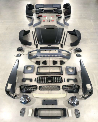 Mercedes Clase G W463 W464 G63 estilo de cuerpo Kit con el frente trasero parachoques Fenders Kit lateral