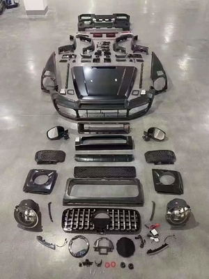 Mercedes Clase G W463 W464 G63 estilo de cuerpo Kit con el frente trasero parachoques Fenders Kit lateral