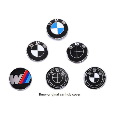 Serie de cubierta de centro del eje de la rueda de automóvil personalizada para BMW 3 5 7 Serie X1X3X5 hecha de plástico