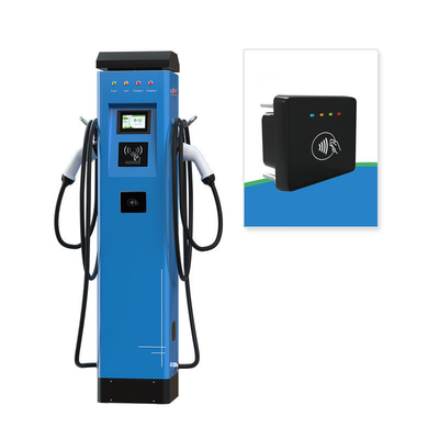Cargador de vehículos eléctricos de corriente alterna de 22 kW con lector de tarjetas de débito POS dentro del estándar de interfaz Tipo1/Tipo2