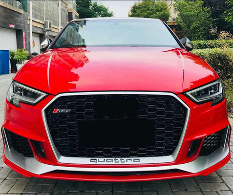 Transforma tu Audi A3 RS3 parachoques delanteros con parrilla para 2009-2013 S3 8P OE NO