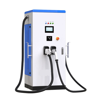 Pantalla táctil de 7 pulgadas 60KW CCS1/2 Cargador de automóvil DC de pistola única para carga rápida