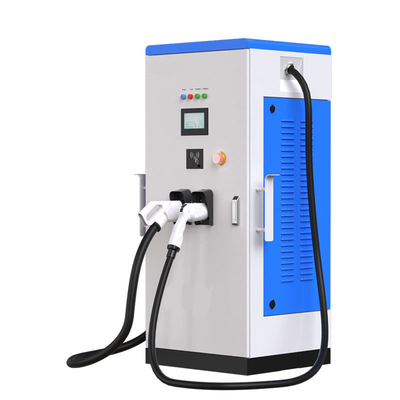 Pantalla táctil de 7 pulgadas 60KW CCS1/2 Cargador de automóvil DC de pistola única para carga rápida