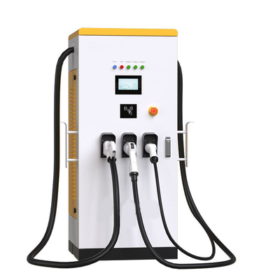 Pantalla táctil de 7 pulgadas 60KW CCS1/2 Cargador de automóvil DC de pistola única para carga rápida