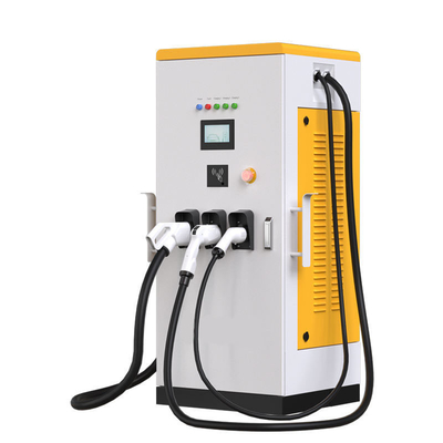Pantalla táctil de 7 pulgadas 60KW CCS1/2 Cargador de automóvil DC de pistola única para carga rápida