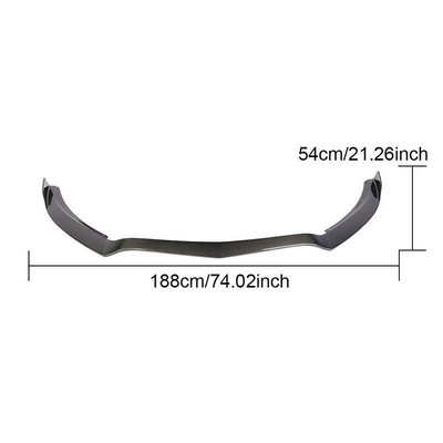 Mercedes Benz C63 AMG de 2 puertas 2015-2019 personalizado de fibra de carbono delantero parachoques splitter labio