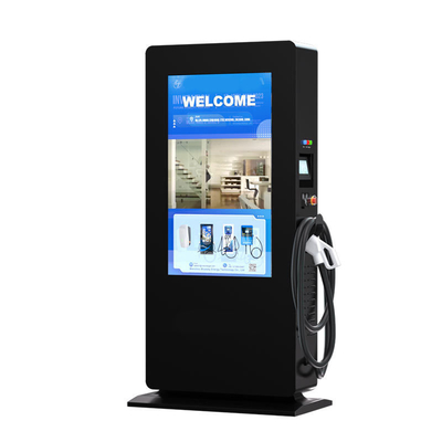 Cargar con 5m longitud del cable CCS1/2 DC EV cargador rápido Estación de carga eléctrica para automóviles