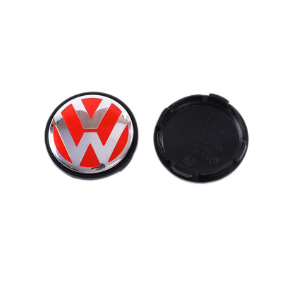 Volkswagen Car Wheel Center Cover en plástico 68mm 56mm con diseño azul personalizado