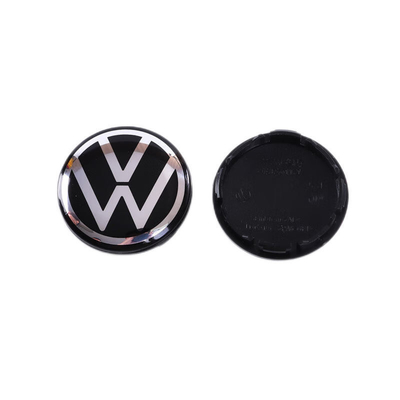 Volkswagen Car Wheel Center Cover en plástico 68mm 56mm con diseño azul personalizado