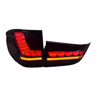 Luz de cola del volante con agua de flujo LED a escala de dragón dinámico para BMW X5 2014-2018 Aplicable