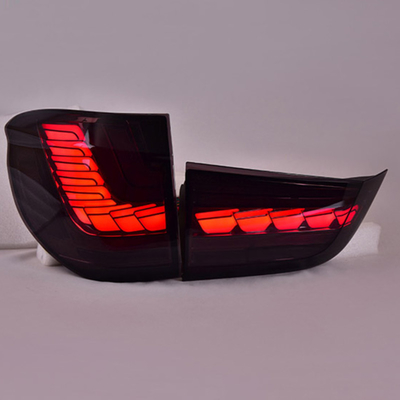 Luz de cola del volante con agua de flujo LED a escala de dragón dinámico para BMW X5 2014-2018 Aplicable