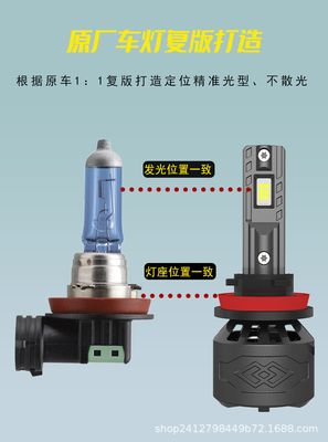 Nivel de protección IP68 G1 OE No. Accesorios para faros para actualizaciones de faros automáticos