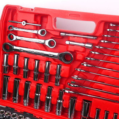 Reparación de automóviles 151PCS Caja de herramientas de automóviles 12pt 6pt Conjuntos de herramientas de conexión Kit de herramientas de reparación de automóviles