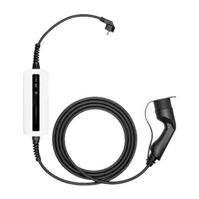 Caja de cargador de automóviles eléctricos CEE Plug Cargador de EV portátil OEM con corriente de salida de 16A 3.6kW