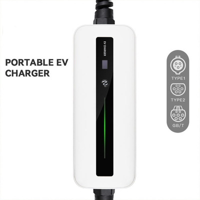 Caja de cargador de automóviles eléctricos CEE Plug Cargador de EV portátil OEM con corriente de salida de 16A 3.6kW