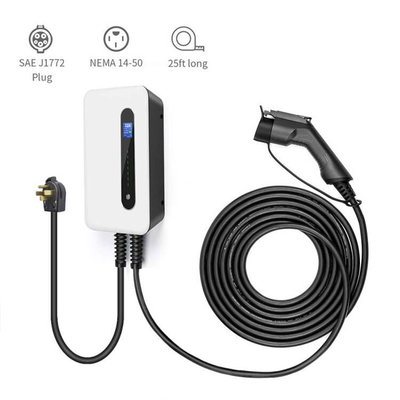 Cargador de automóvil eléctrico de 32A 7KW para Tesla Interface Standard Performance montado en la pared