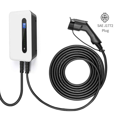 Cargador de automóvil eléctrico de 32A 7KW para Tesla Interface Standard Performance montado en la pared