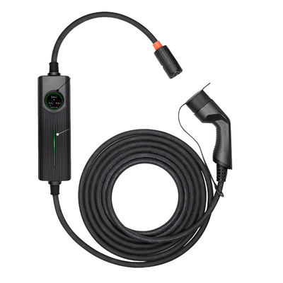 Unidad de carga de automóviles eléctricos portátiles de alta potencia de 16 kW con conexión de tipo 2