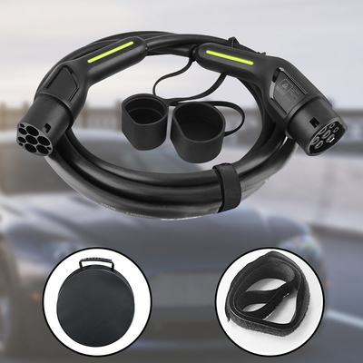 Cable de carga de tipo 2 con voltaje de funcionamiento de 480V AC 3 Fase Mode3 EV Charger 22KW
