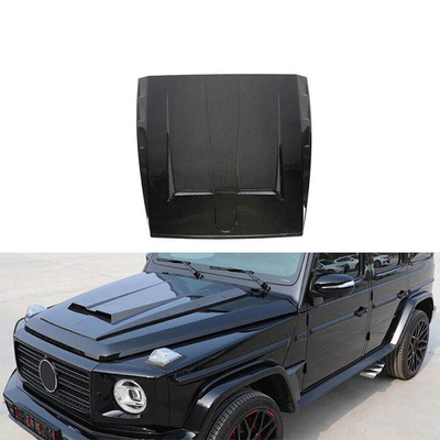 Mercedes-Benz Clase G G500 G550 AMG 2019 Gloss Negro de Fibra de Carbono Capa del motor del coche