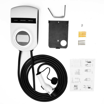 380v 11KW 22KW 8A 16A 24A 32A Cargador de tipo 2 intercambiable con longitud de cable de 5 m