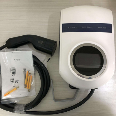 380v 11KW 22KW 8A 16A 24A 32A Cargador de tipo 2 intercambiable con longitud de cable de 5 m