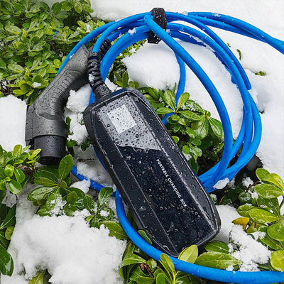 16A Caja de carga de vehículos eléctricos portátil Tipo 1/Tipo 2 Conexión IP67 Cargador de automóvil fácil de llevar