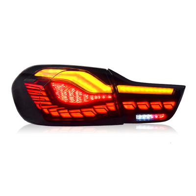 BMW Serie 4 F32 Modificado M4 Dragon Scale LED Flujo de agua de dirección de la cola de la luz del conjunto