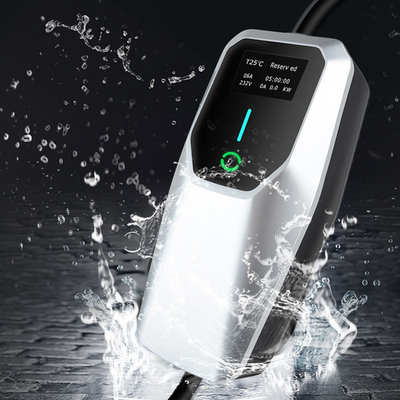 Sistema de carga de vehículos eléctricos portátiles de nivel 2 tipo 1