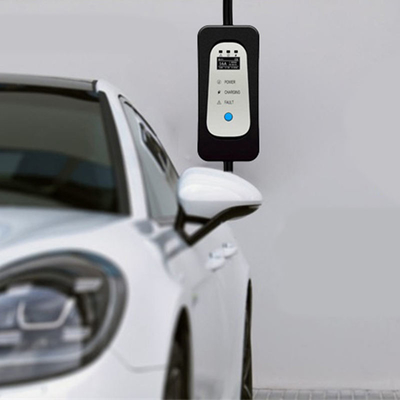 Cargador portátil de EV para vehículos eléctricos 16A Corriente ajustable Iec 62196 Tipo2 Evse