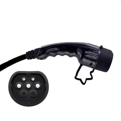 Cargador portátil de EV para vehículos eléctricos 16A Corriente ajustable Iec 62196 Tipo2 Evse