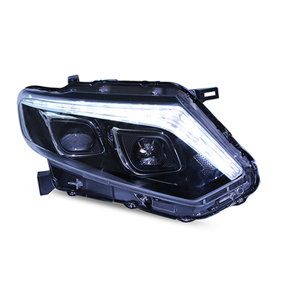 14-16 Ensamblaje de faros X-Trail con lente LED modificada y señal de giro de agua corriente