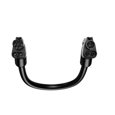 Adaptador de cargador rápido CCS2 a CCS1 EV con vida útil mecánica de 10000 veces y carga