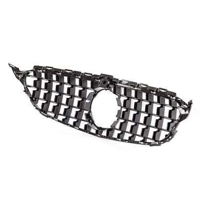 100*25*38 cm ABS Parrilla delantera de malla para parachoques Parrilla delantera para Mercedes Benz Clase C W205