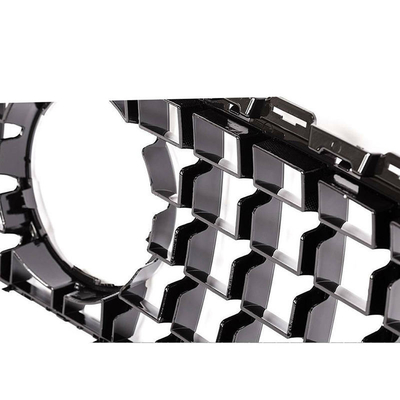 100*25*38 cm ABS Parrilla delantera de malla para parachoques Parrilla delantera para Mercedes Benz Clase C W205