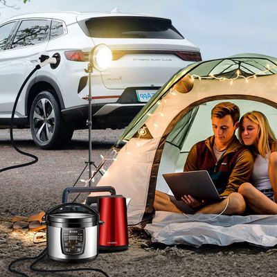 220V 4Kw Vehículos electrónicos portátiles Descargador de pistola de descarga con toma ABS