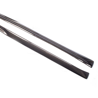 225*20*24cm Protección lateral de fibra de carbono para Mercedes Benz W205 C205 Sport
