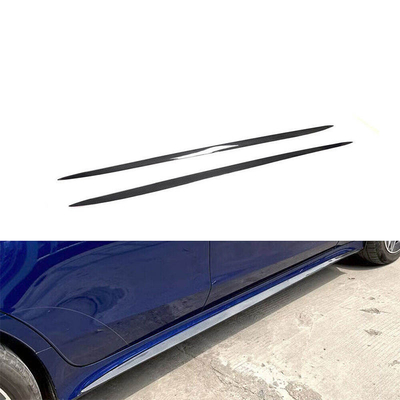 Disfraces personalizados de lado negro pulido para Mercedes-Benz AMG GT 53 Sedan 2019-2020