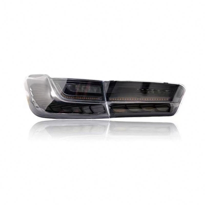 Lámpara trasera LED de estilo Dragon Scale M3 320 325i Luz trasera con indicador secuencial 12V 5W