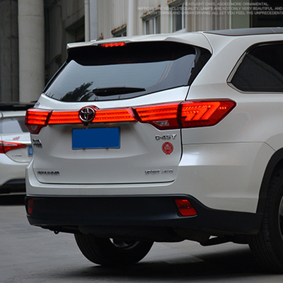 2015-2017 Año aplicable Luz trasera LED continua modificada para Toyota Highlander
