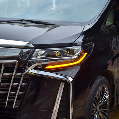 Versión japonesa modificada de tres ojos de luz LED para Toyota Alphard Perfect Fit