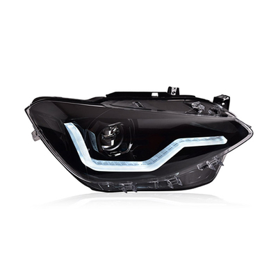 Ensamblaje de faros LED de dirección fluida para BMW Serie 1 12-15 Luz de circulación diurna modificada
