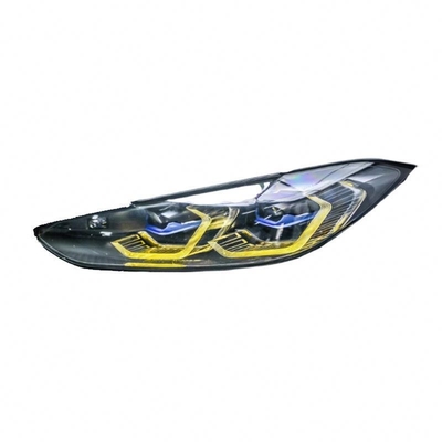 Conjunto de paneles de módulos LED de DRL amarillo limón para BMW M3 G80 M4 G82 Accesorios para automóviles de faros láser