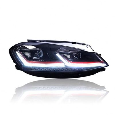 VW Golf 7 Mk7 2013-2020 Full LED faro rayas rojas conjunto completo de lámparas dinámicas
