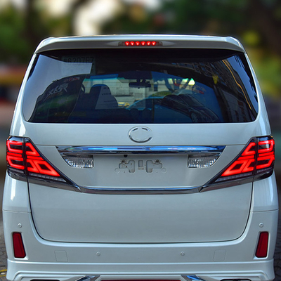 Modelo de automóvil Para Toyota Alphard 2007-2013 Sistema de luz de señal de freno LED