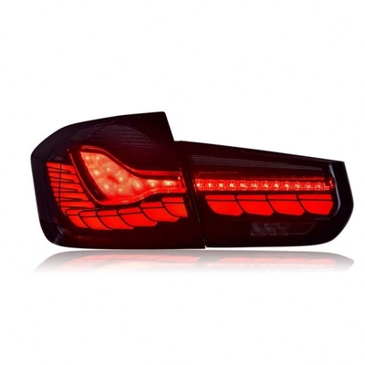 Escala de dragón Look luz trasera LED Streamer modificada hecha para BMW Serie 3 F30 F35 13-15