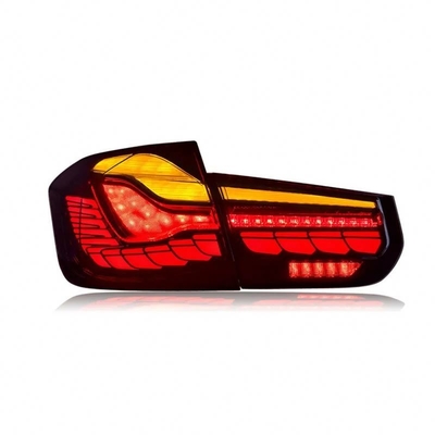 Escala de dragón Look luz trasera LED Streamer modificada hecha para BMW Serie 3 F30 F35 13-15
