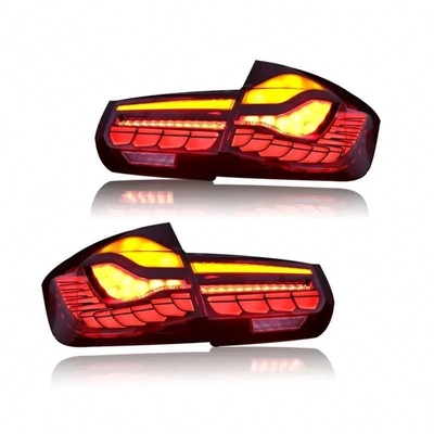 Escala de dragón Look luz trasera LED Streamer modificada hecha para BMW Serie 3 F30 F35 13-15