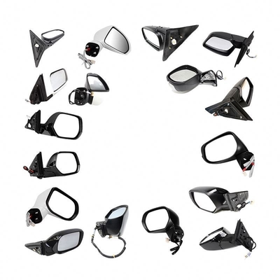Espejo retrovisor de plástico/aluminio/acero para piezas de repuesto de automóviles del mercado secundario japonés